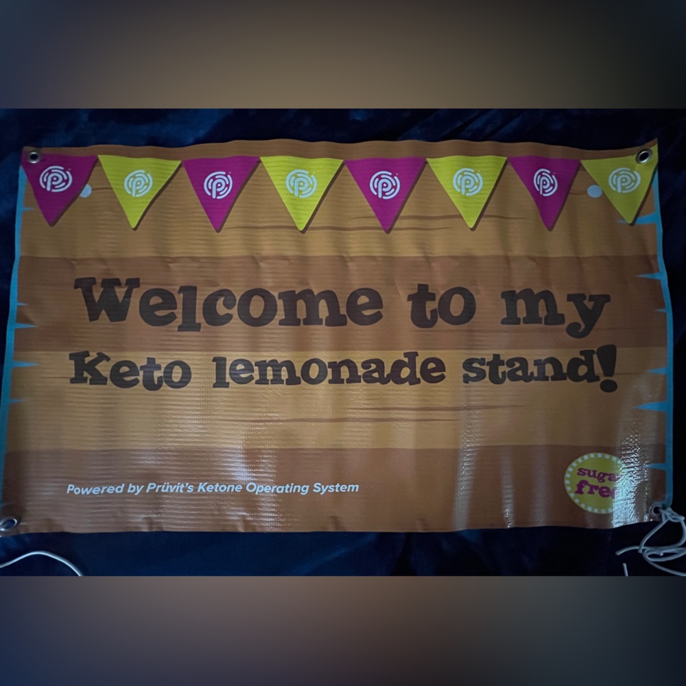 Pruvit Keto Lemonade Stand Banner